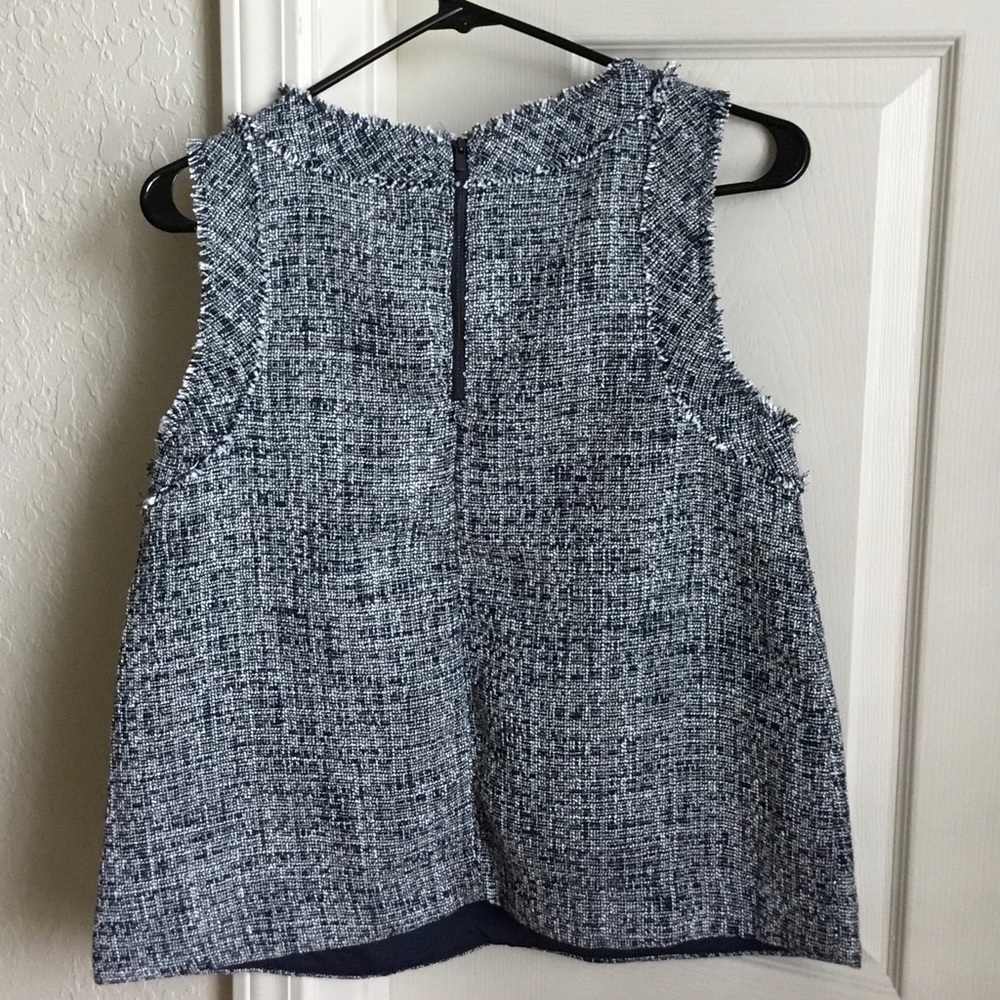 Banana Republic Tweed Shell Top - Picture 2 of 6